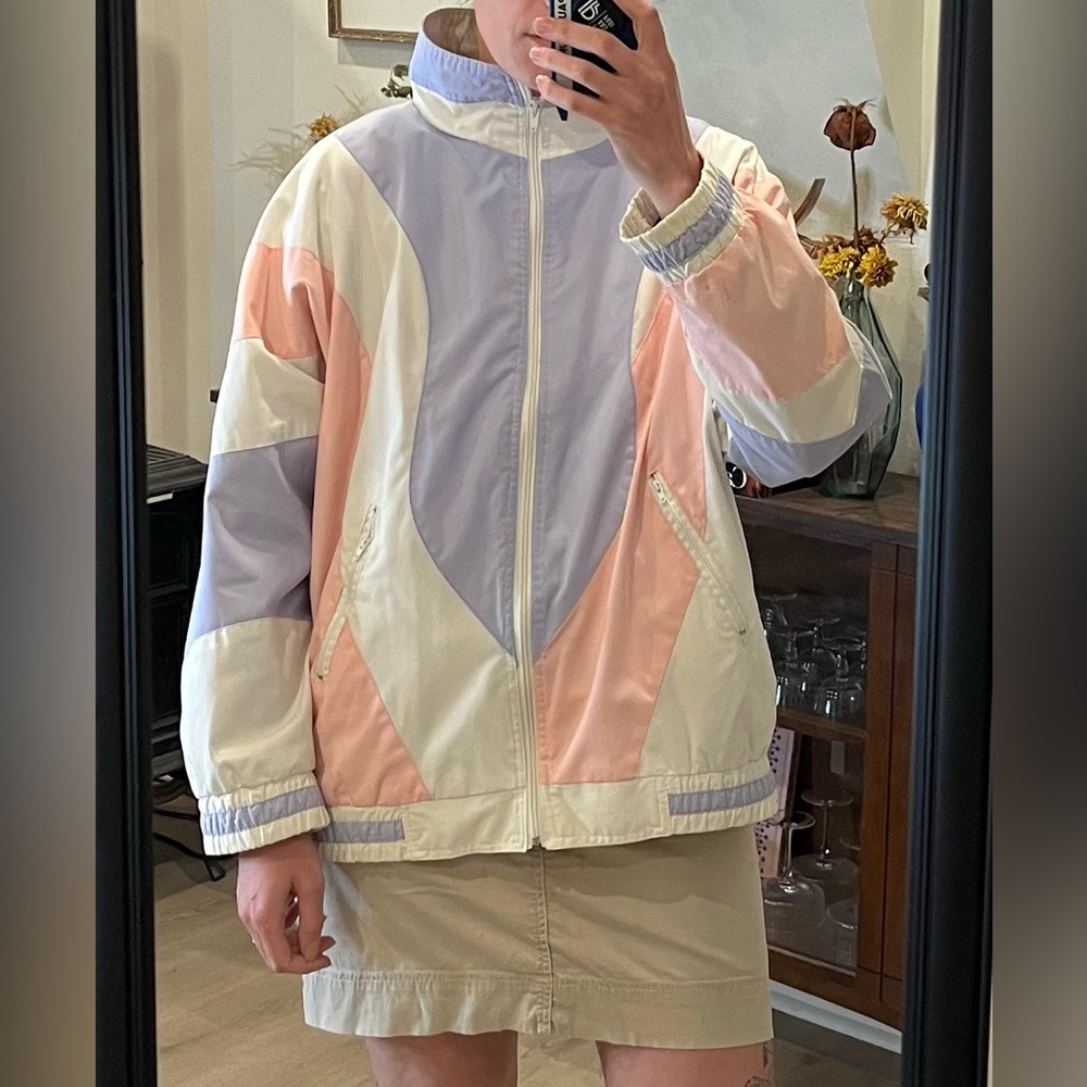 80s Vintage Women's Track Jacket